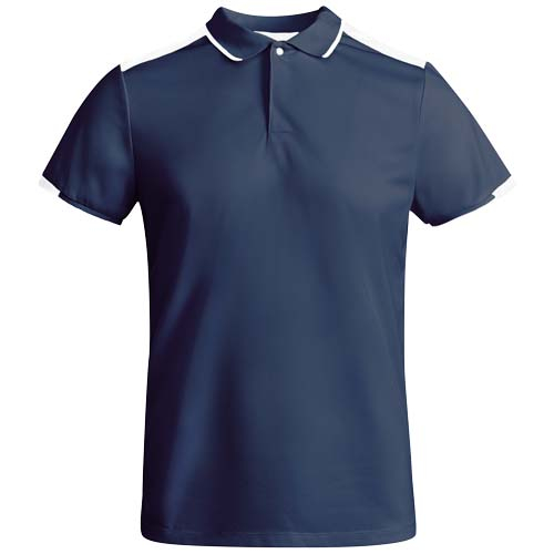 Polo promotionnel sport Homme Tamil ROLY bleu marine et blanc